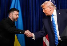 Trump promete un acuerdo de paz entre Rusia y Ucrania en las próximas semanas Foto: Trump sorbe Rusia y Ucrania /cortesía