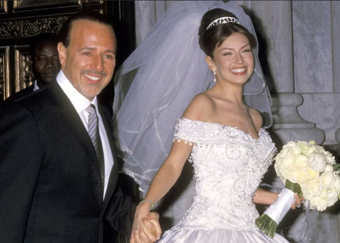 Foto: Thalía y Tommy Mottola recuerdan su boda/ Cortesía