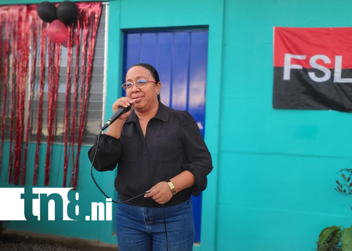 Foto: Ancianita de 92 años estrena vivienda digna en Nandaime/TN8