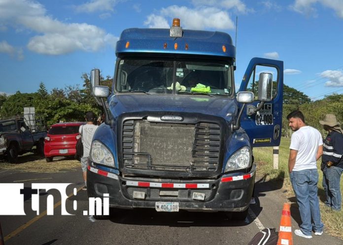 Foto: El accidente se registró en la comarca San Patricio, carretera Juigalpa–Managua/TN8