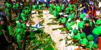 Foto: Granada celebra 501 años con el Vigorón más grande de Nicaragua/TN8