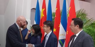 Foto: Qu Yahul asume como embajador y refuerza la cooperación con Nicaragua/TN8