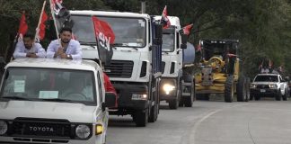 Foto: Matiguás recibe unidades de Camiones para modernizar caminos/TN8