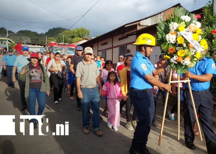 Foto: Madriz conmemora el 111 aniversario del natalicio del Coronel Santos López/TN8