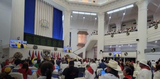 Foto: La Asamblea Nacional de Nicaragua honra a Bolívar/TN8