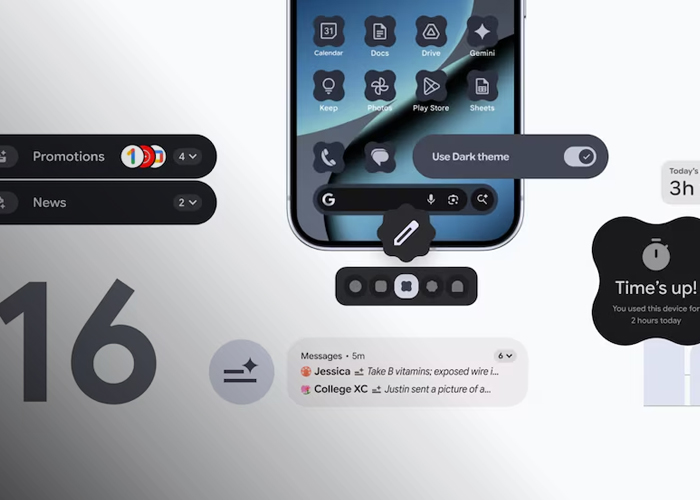 Foto: Google y Android 16 /cortesía