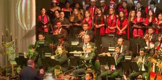 Foto: Familias celebran la Navidad con música y cultura en el Rubén Darío/TN8