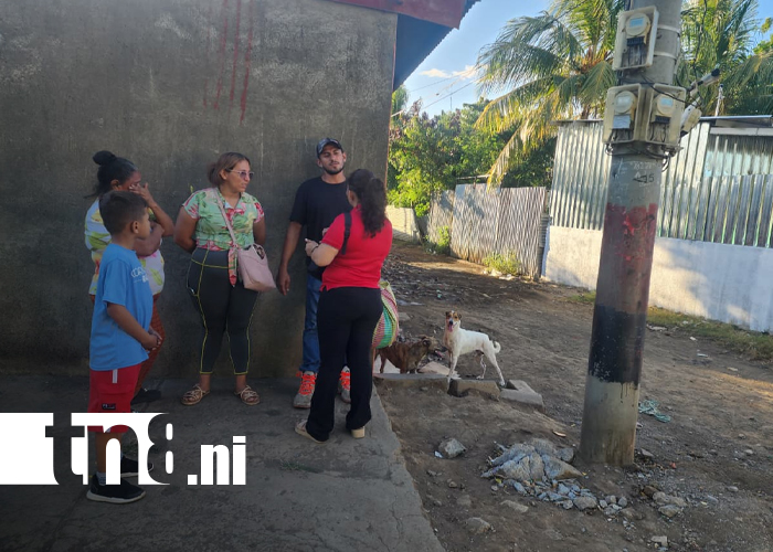 Foto: Conmoción en el barrio Hugo Chávez, Managua, por fallecimiento de madre e hija/TN8