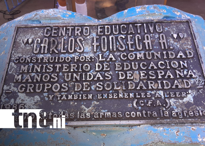 Foto: Inversión educativa apuesta al futuro del colegio Carlos Fonseca Amador/TN8