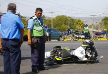 Foto: Acciones policiales reducen muertes por accidentes de tránsito en Nicaragua / Cortesía