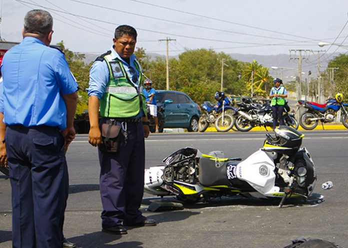 Foto: Acciones policiales reducen muertes por accidentes de tránsito en Nicaragua / Cortesía