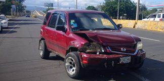 Foto: Tránsito investiga accidente en Rubenia que dejó dos lesionados/TN8