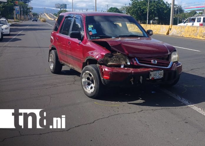 Foto: Tránsito investiga accidente en Rubenia que dejó dos lesionados/TN8