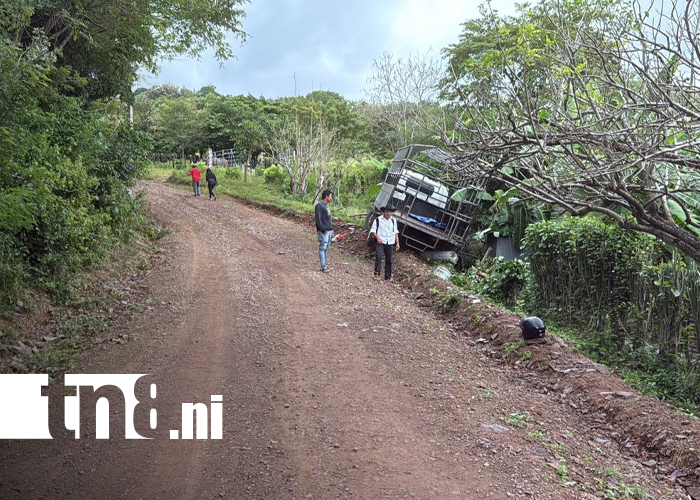 Foto: Escalofriante accidente en Juigalpa /TN8