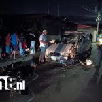 Foto: Motociclista impacta taxi en Bluefields y queda herido/TN8