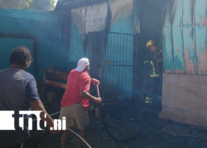 Foto: Familia pierde hogar y mascotas tras incendio en Managua/TN8