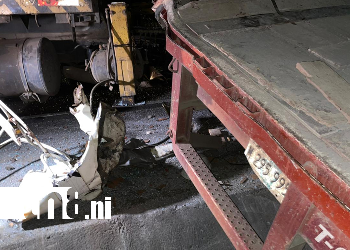 Foto: Accidente en carretera Nindirí –Sabana Grande moviliza a equipos de emergencia/TN8
