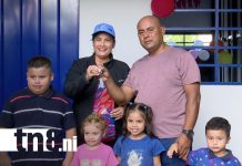 Foto: Entrega de vivienda en Managua /TN8