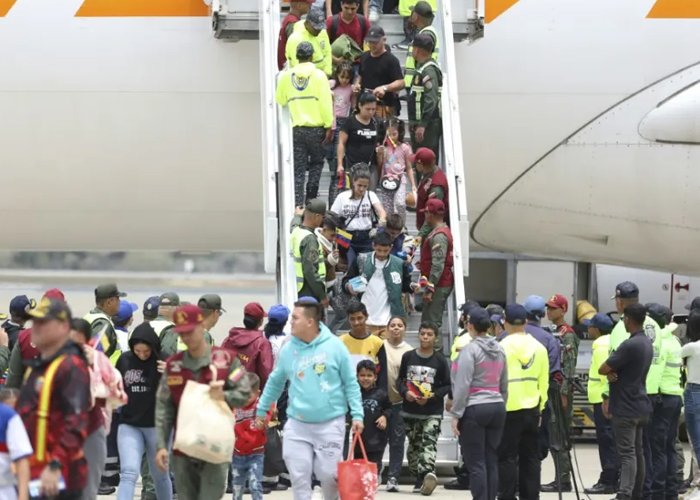 Foto: Migrantes venezolanos celebran fallo judicial en EE.UU. por derechos humanos / Cortesía