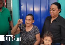 Foto: Ancianita de 92 años estrena vivienda digna en Nandaime/TN8