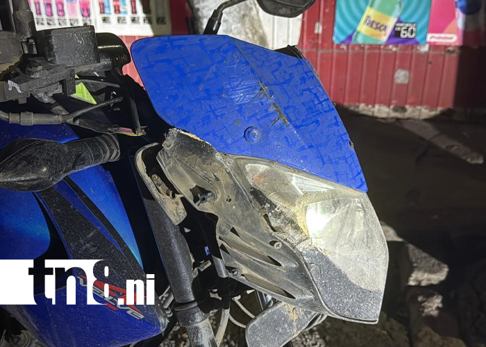 Foto: Accidente deja motociclista lesionado en Juigalpa/TN8