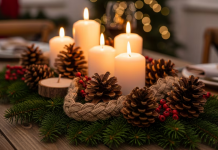 Cómo armar una mesa de navidad sofisticada con bajo presupuesto Foto: La Navidad también se crea en casa/Cortesía