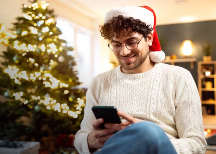 Foto: Modo Navidad en WhatsApp /cortesía