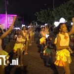 Foto: Carnaval de bandas rítmicas y comparsa en Nandaime recibiendo el mes de diciembre/TN8