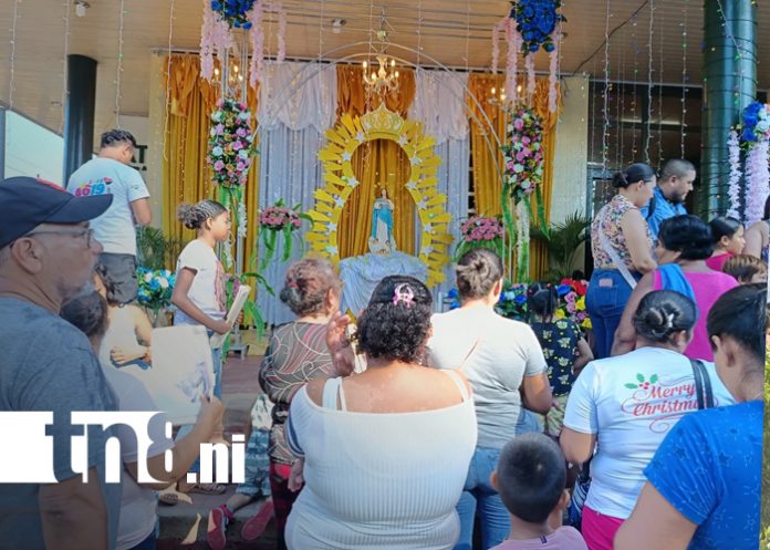 Foto: Más de 2 mil paquetes se reparten en histórica celebración mariana en Bluefields/TN8