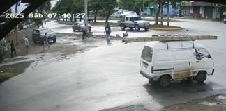 Foto: Accidente captado en video en Managua/ TN8
