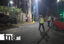 Foto: Accidente de tránsito en carretera a Masaya deja daños materiales en la Alianza Francesa/TN8