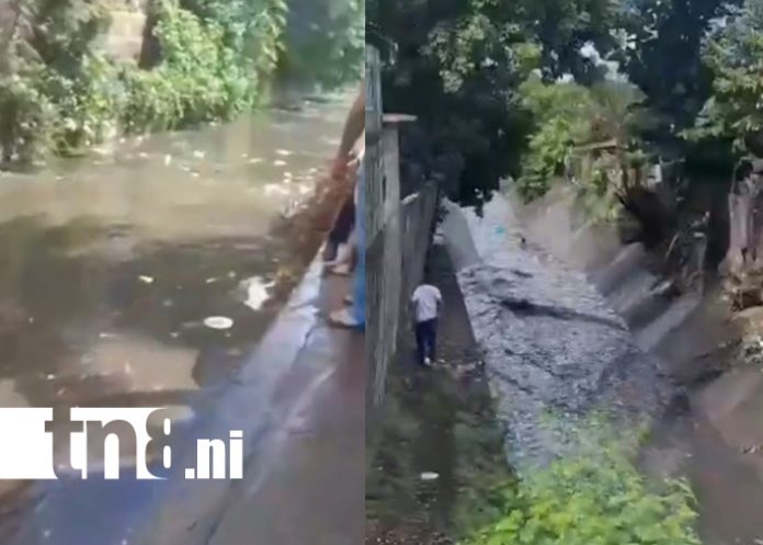 Foto: Rescatan a pareja arrastrada por un cauce en Managua /TN8
