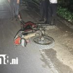 Foto: Motociclista herido tras perder el control en Juigalpa/TN8