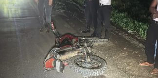 Foto: Motociclista herido tras perder el control en Juigalpa/TN8