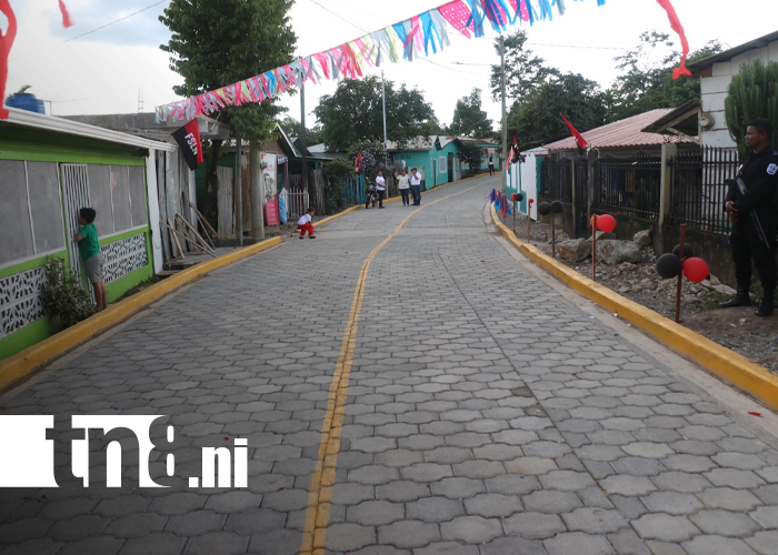 Foto: Siuna celebra 180 metros de dignidad que transforman su barrio/TN8