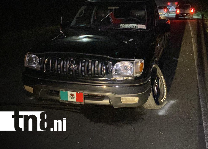 Foto: Impacto brutal en la Juigalpa –Managua: dos camionetas terminan destruidas/TN8