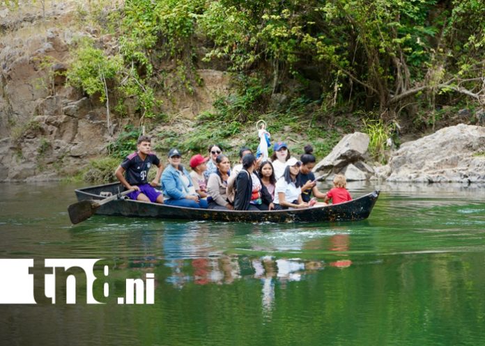 Foto: Purísima Acuática: Fe y tradición que une a familias en el majestuoso Cañón de Somoto/TN8