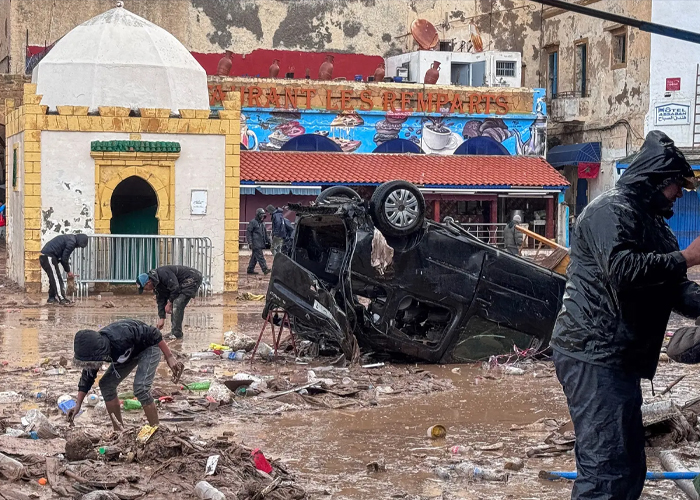 Foto: Marruecos enfrenta lluvias/ Cortesía