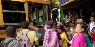 Foto: Terminales de buses de Managua se llenan de familias/ TN8