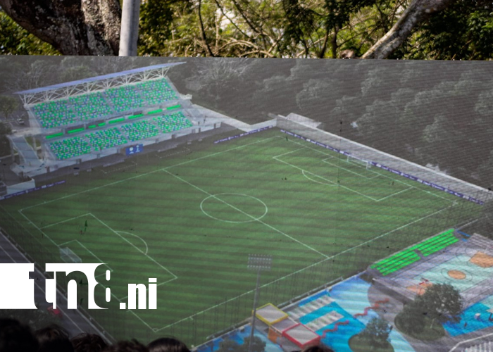 Foto: Catarina, Nicaragua, entra a la liga mayor del fútbol con moderna infraestructura /TN8