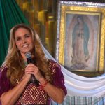 Foto: Lucero honra a la Virgen de Guadalupe / Cortesía