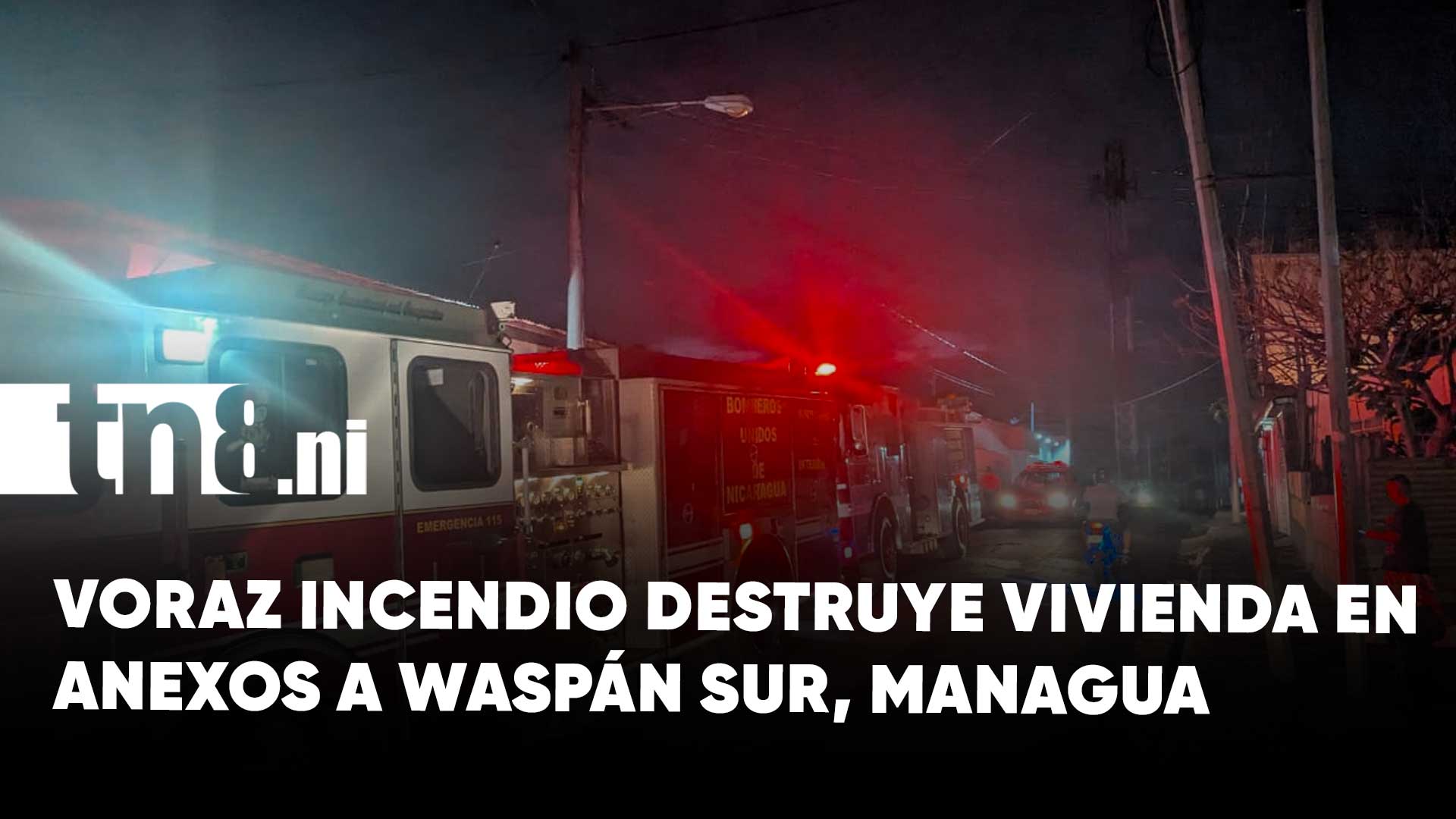 Voraz incendio deja a una familia sin hogar en Anexos a Waspán Sur ...