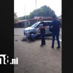 Imprudencia al volante deja motorizado lesionado en San Rafael del Sur Foto: Fuerte accidente en San Rafael del Sur/ TN8