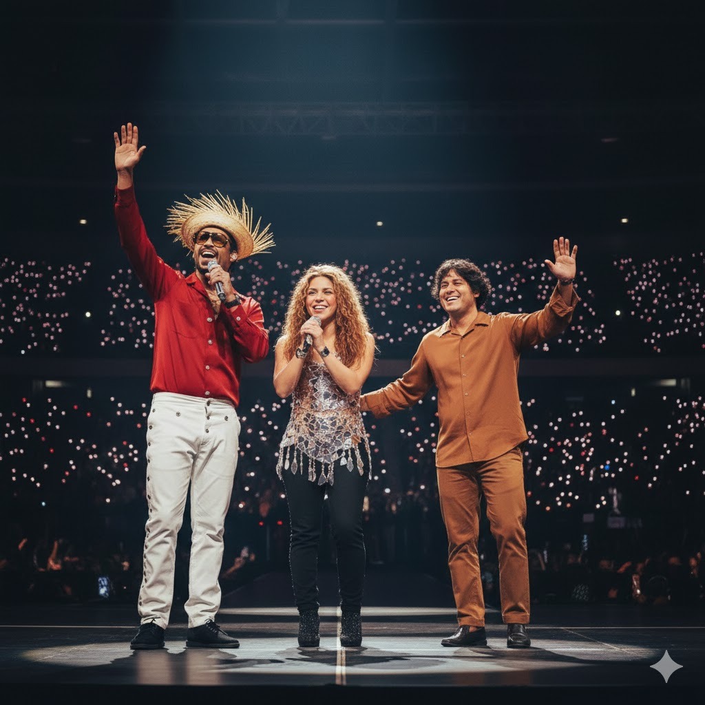 Foto: Concierto de Shakira, Bad Bunny e Israel Lanuza en Nicaragua (Día de los Inocentes) 