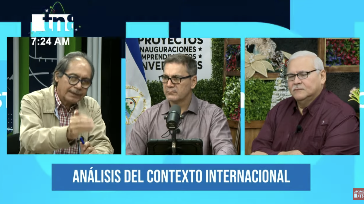 Foto: Análisis del contexto internacional y el injerencismo de Estados Unidos en Estudio TN8