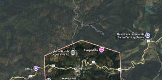 Foto: Mapa de Murra, en Nueva Segovia