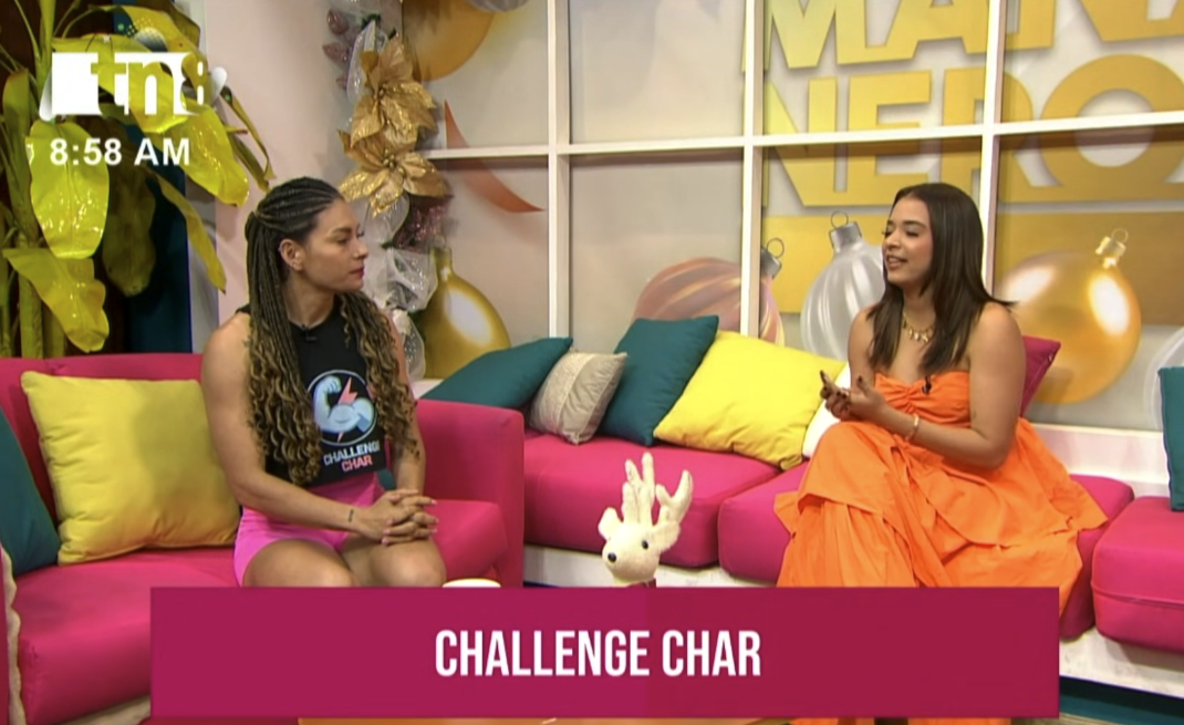 Foto: Charloth Toledo, atleta nicaragüense con su reto Challenge Char 
