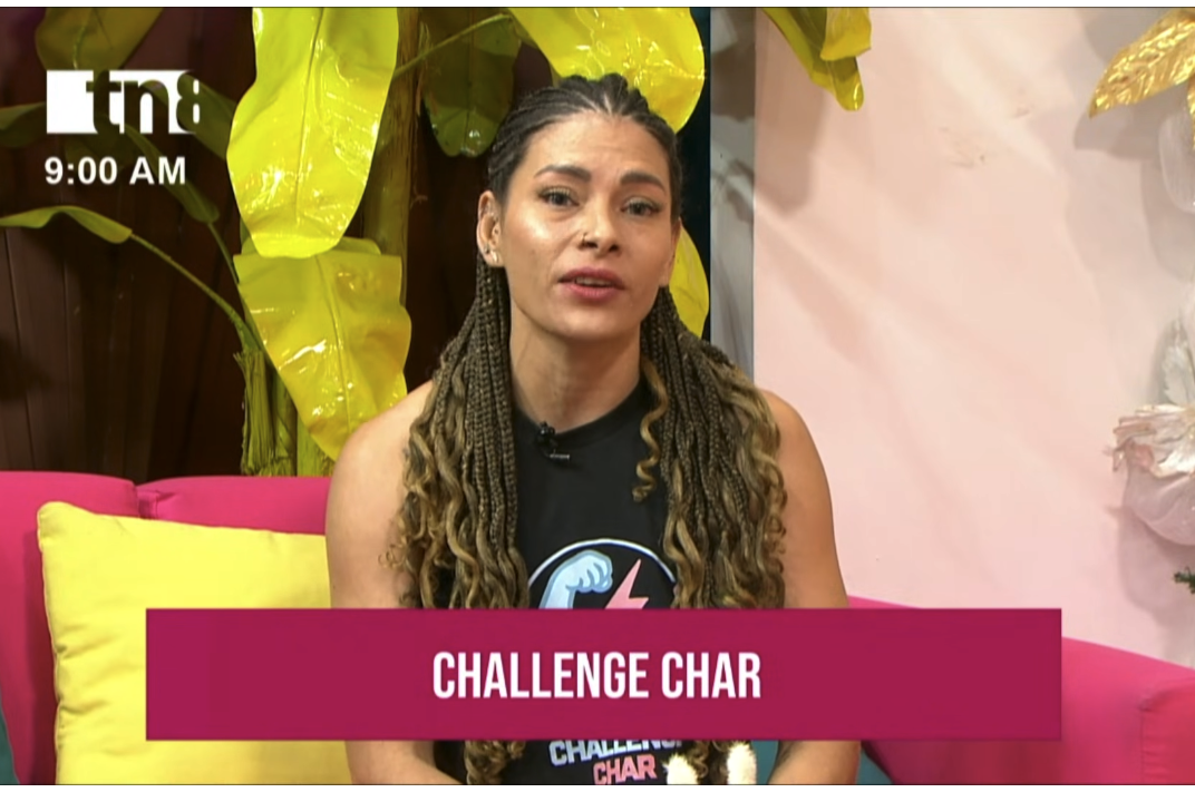 Foto: Charloth Toledo, atleta nicaragüense con su reto Challenge Char 