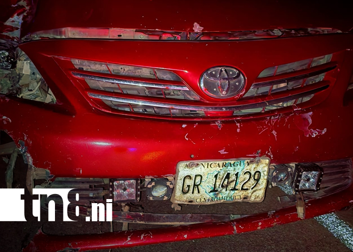 Foto: Accidente en Rivas deja una mujer muerta y un herido/ TN8