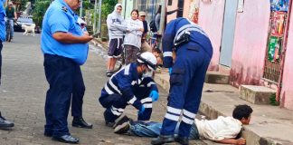 Foto: Hombre muere en plena vía pública en Dolores, Carazo /TN8